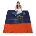 virginia cavaliers gradient dots blue blanket best selling