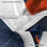 virginia cavaliers gradient dots blue blanket best selling