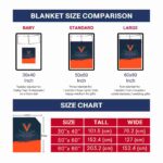 virginia cavaliers gradient dots blue blanket best selling