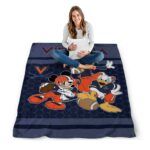 virginia cavaliers three musketeers blue blanket best selling