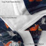 virginia cavaliers three musketeers blue blanket best selling