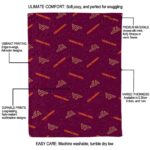 virginia tech hokies diehard fans maroon blanket new arrival