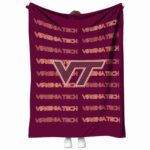 virginia tech hokies fan pride maroon blanket best selling