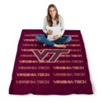 virginia tech hokies fan pride maroon blanket best selling