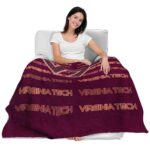 virginia tech hokies fan pride maroon blanket best selling