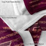 virginia tech hokies fan pride maroon blanket best selling