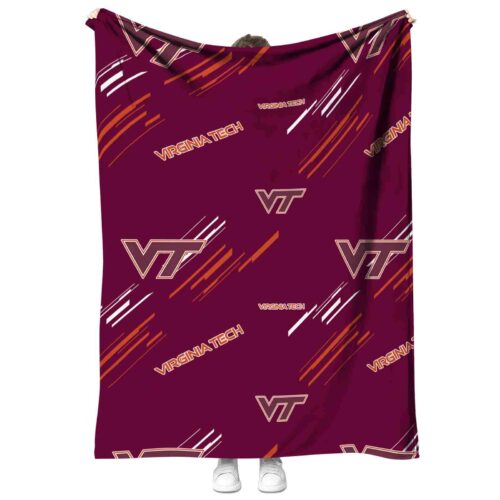 virginia tech hokies fan spirit maroon blanket best selling