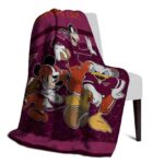 virginia tech hokies three musketeers maroon blanket top rated