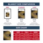 wake forest demon deacons diagonal stripes gold blanket trendy