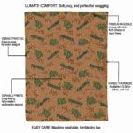 wake forest demon deacons diehard fans gold blanket best selling