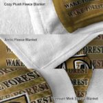 wake forest demon deacons fan pride gold blanket best selling