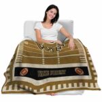 wake forest demon deacons football field gold blanket best selling