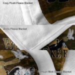 wake forest demon deacons three musketeers gold blanket premium grade