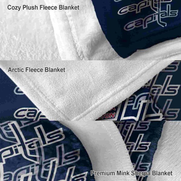 washington capitals fan pride blue blanket premium grade