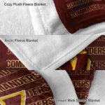 washington commanders fan pride burgundy blanket best selling