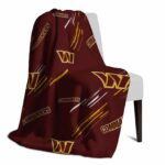 washington commanders fan spirit burgundy blanket best selling