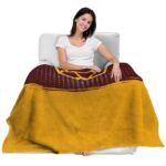 washington commanders gradient dots burgundy blanket best selling