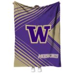 washington huskies diagonal stripes purple blanket best selling