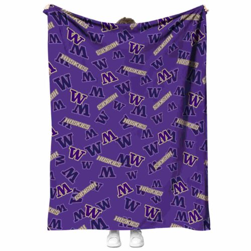 washington huskies diehard fans purple blanket best selling