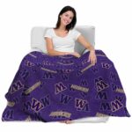 washington huskies diehard fans purple blanket best selling