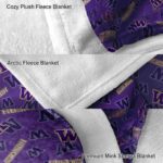 washington huskies diehard fans purple blanket best selling