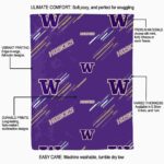 washington huskies fan spirit purple blanket best selling