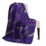 washington huskies fan spirit purple blanket best selling