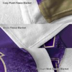 washington huskies gradient dots purple blanket best selling