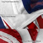 washington nationals brushstrokes red white blanket premium grade