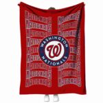 washington nationals fan pride red blanket best selling