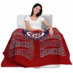 washington nationals fan pride red blanket latest model