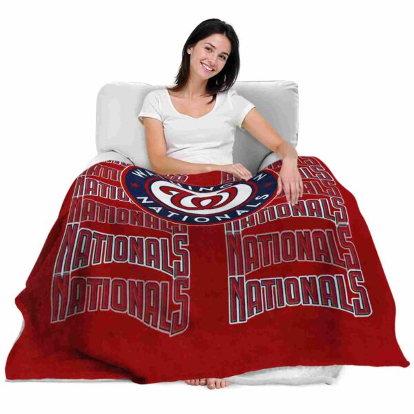 washington nationals fan pride red blanket latest model