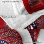 washington nationals fan pride red blanket premium grade