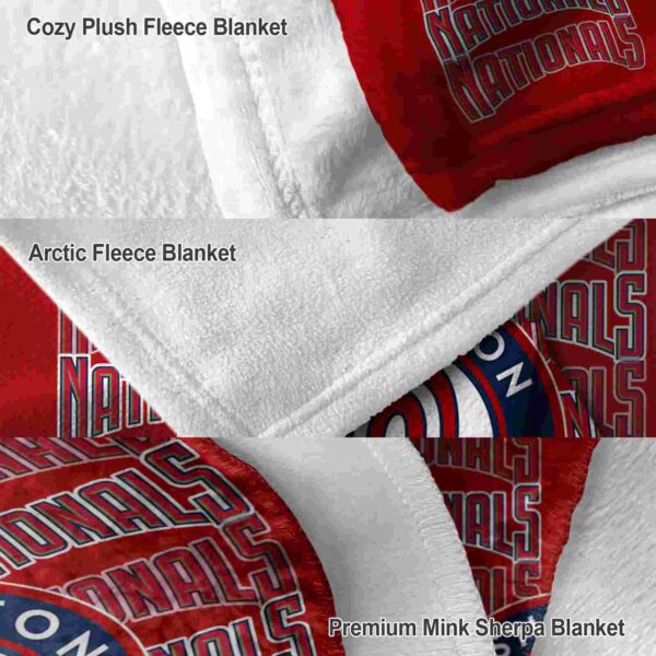 washington nationals fan pride red blanket premium grade