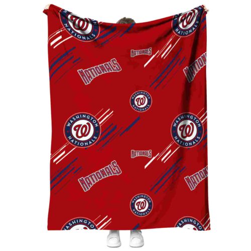 washington nationals fan spirit red blanket best selling