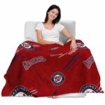 washington nationals fan spirit red blanket latest model