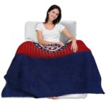 washington nationals gradient dots red blanket latest model