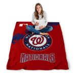 washington nationals grunge texture red blanket high quality