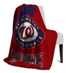 washington nationals grunge texture red blanket top rated