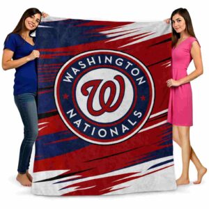 washington nationals paint streaks red white blanket fashion forward
