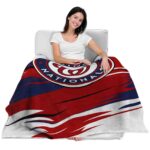 washington nationals paint streaks red white blanket latest model