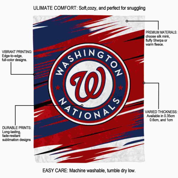 washington nationals paint streaks red white blanket new arrival