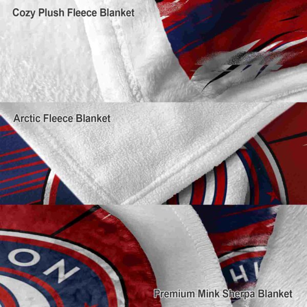 washington nationals paint streaks red white blanket premium grade