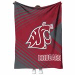 washington state cougars diagonal stripes crimson blanket best selling