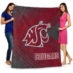 washington state cougars diagonal stripes crimson blanket best selling