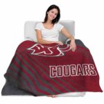 washington state cougars diagonal stripes crimson blanket best selling