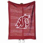 washington state cougars fan pride crimson blanket best selling