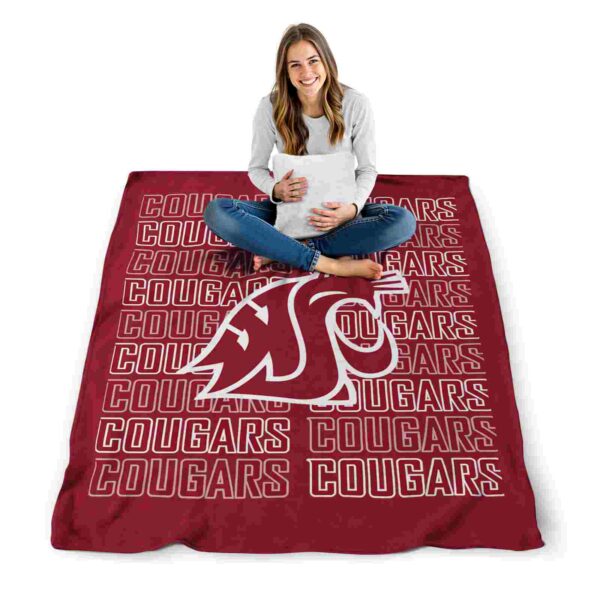 washington state cougars fan pride crimson blanket high quality