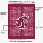 washington state cougars fan pride crimson blanket new arrival