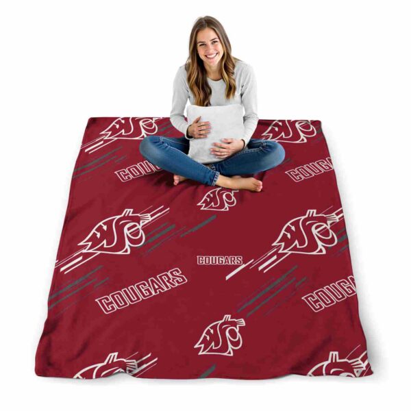 washington state cougars fan spirit crimson blanket high quality